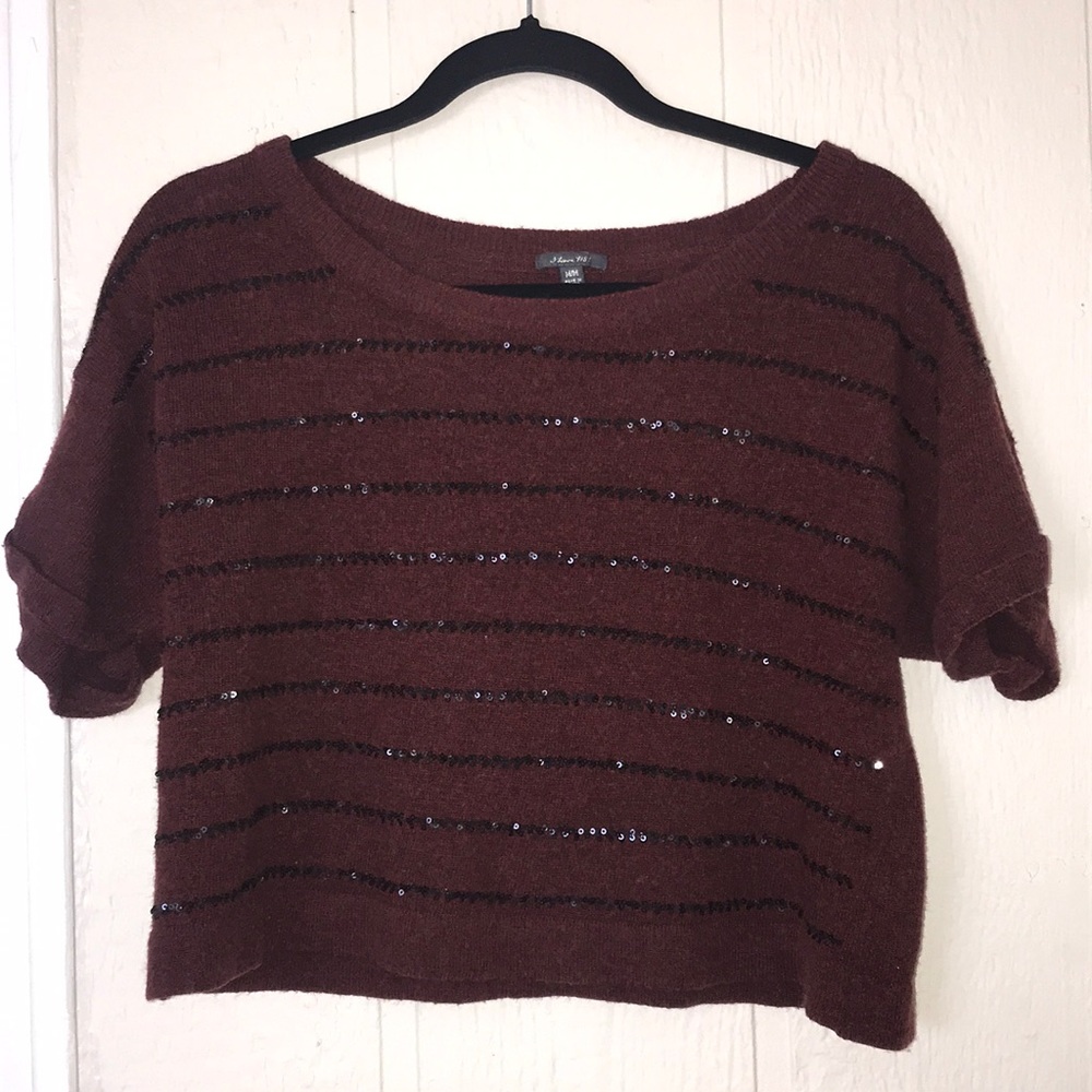Short sleeve crop top